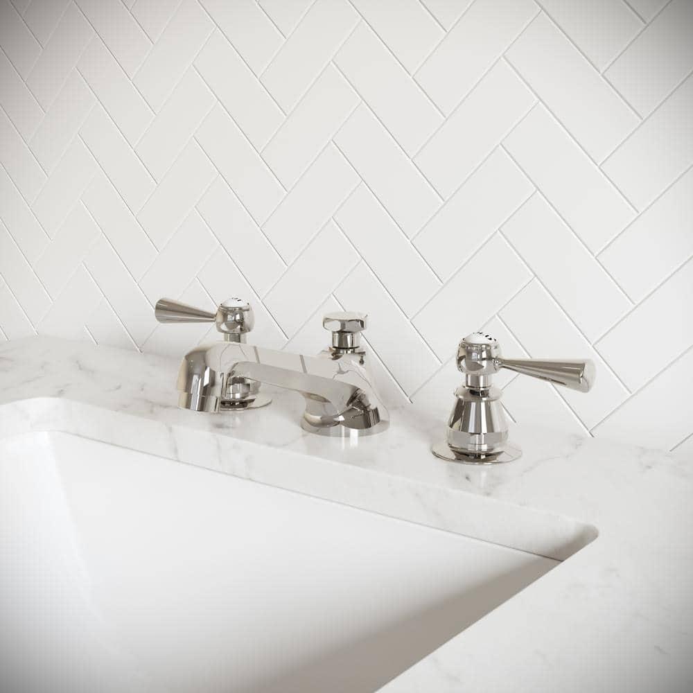 Carlson Widespread Bathroom Faucet with Drain Assembly