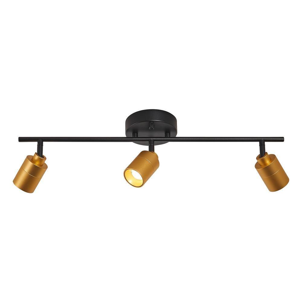 Vidalite Shura 3-Light Integrated LED Track Light with Rotatable Heads, 2 ft. Fixed Track Lighting Kit, 3000k, 1470 Lumens