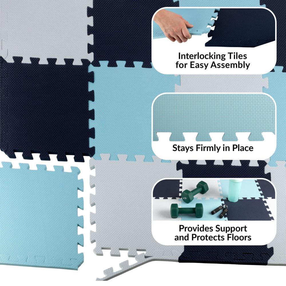 Foam Floor Tiles 20PK - 20sqft (Blue)