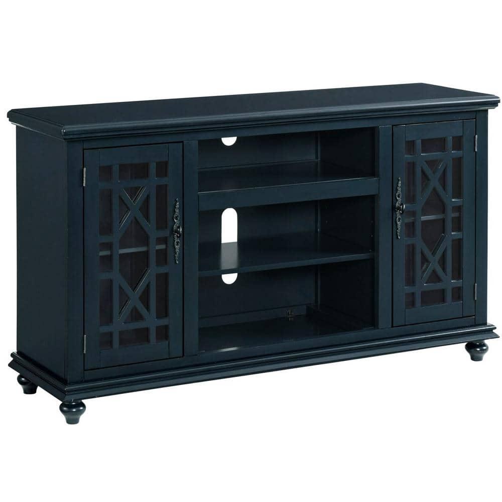 Martin Svensson Home Elegant 2 Door Catalina Blue 63" TV Stand