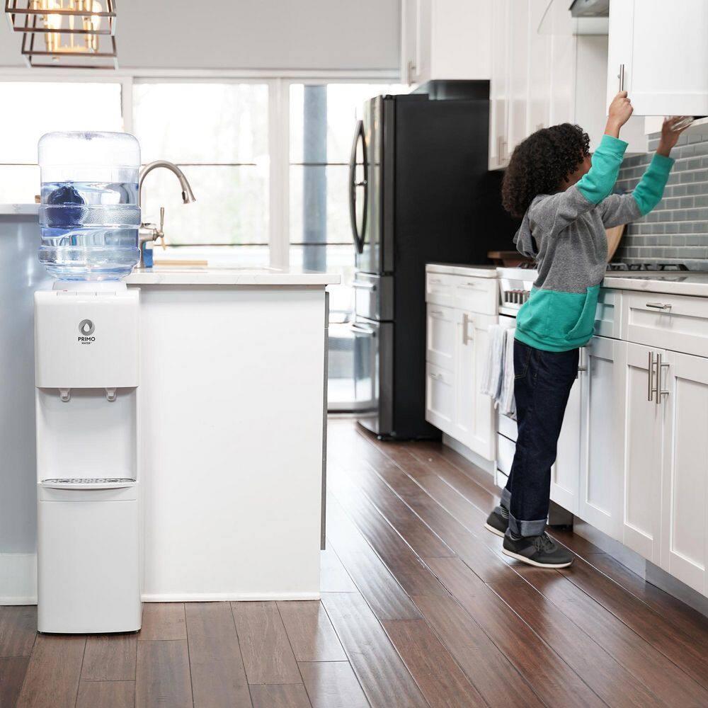 Primo Water Dispenser: Freestanding Electric, Hot & Cold, 135.26 Volume, Energy Star Certified, 1-Year Warranty