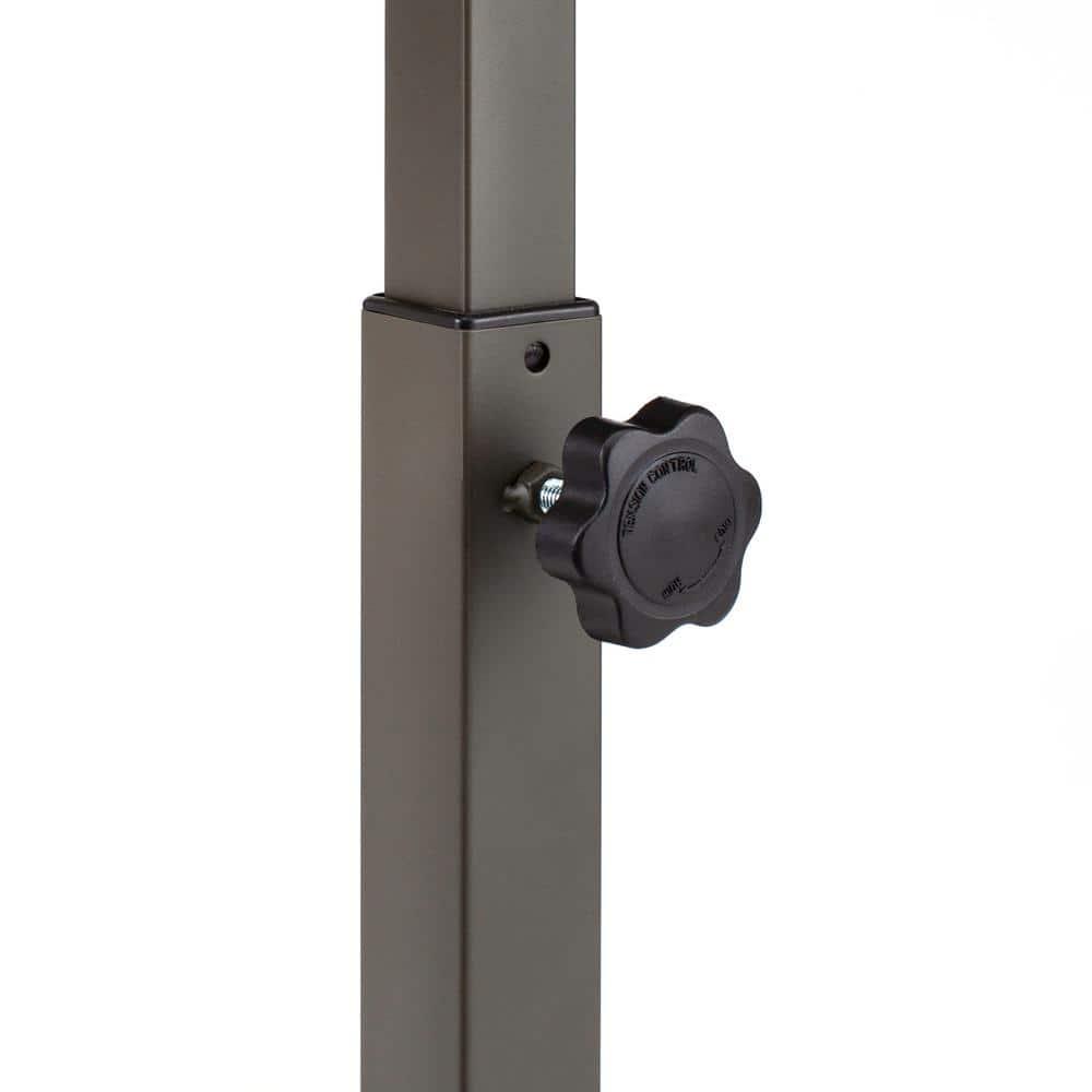 Seville Classics airLIFT Adjustable Height Rolling Tiltable Desk with Mouse Stand