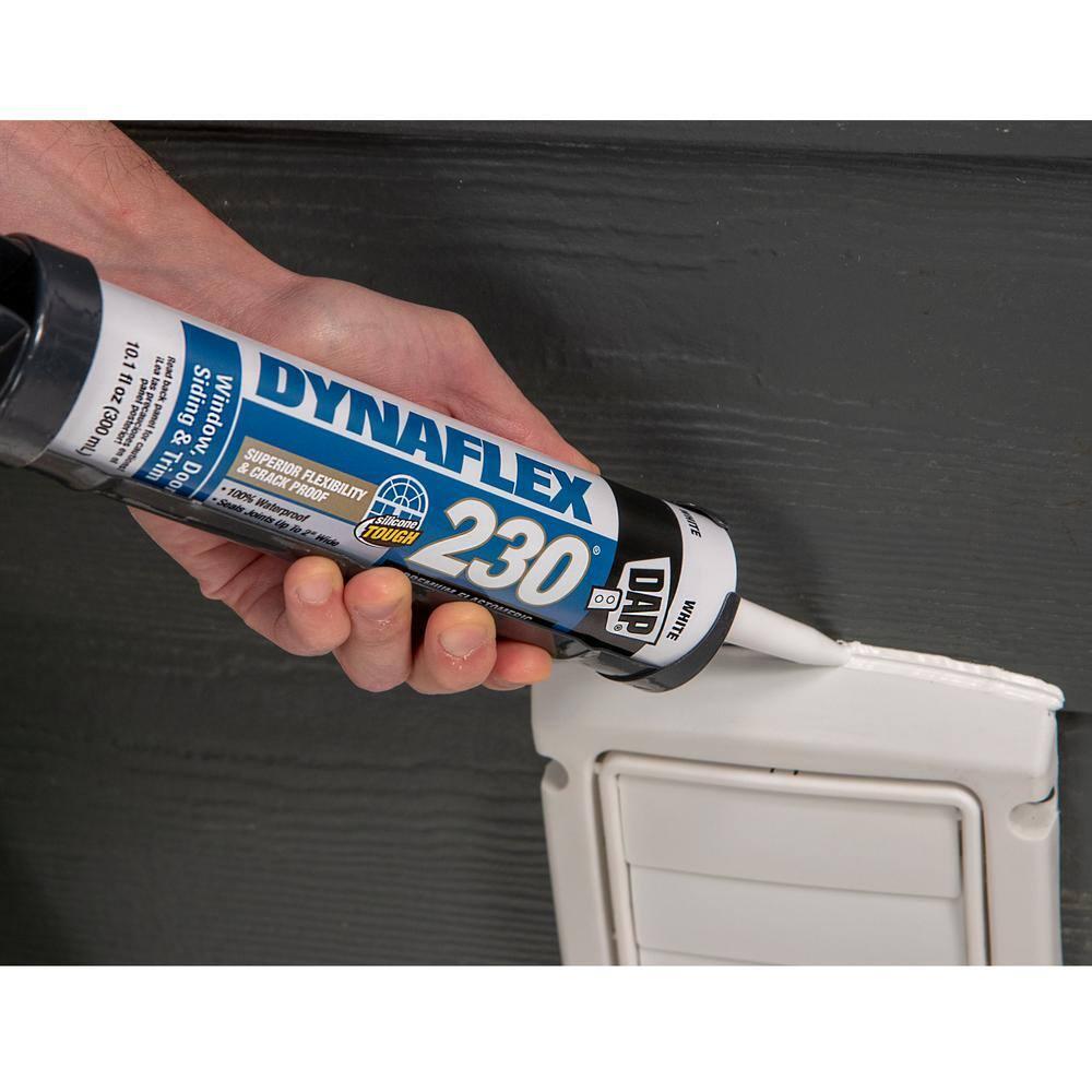 DAP Dynaflex 230 10.1 oz White Premium Latex Sealant Door and Trim