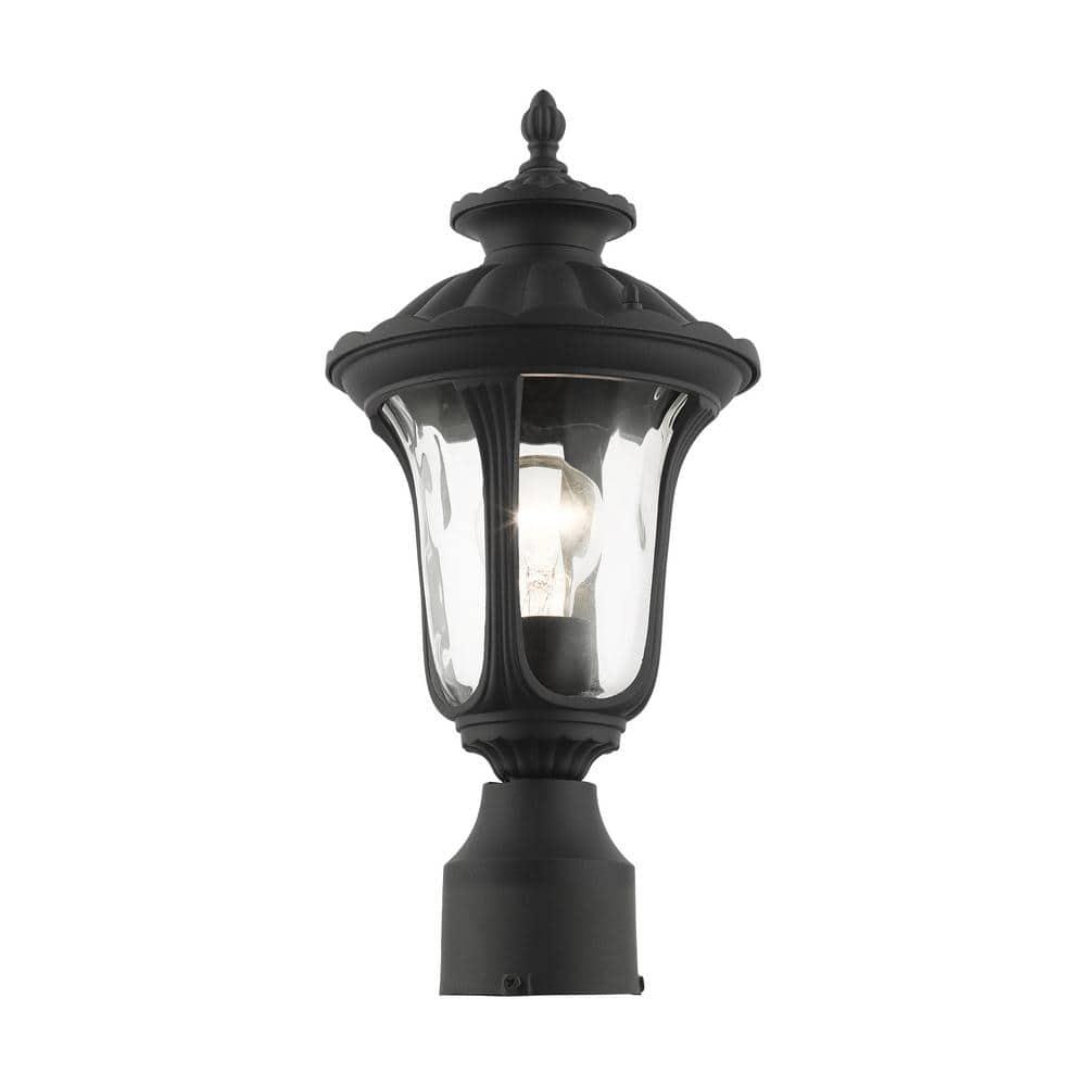 Livex Lighting Oxford 1 - Light Post Light in  Textured Black