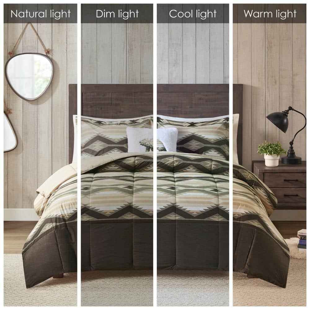 Woolrich Woolrich Emmet Creek Down Alternative Comforter Set with Throw Pillow