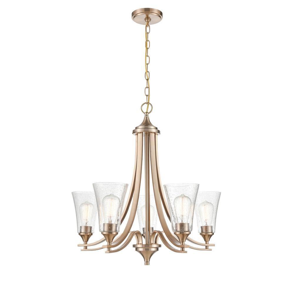 Millennium Lighting Natalie 5 - Light Chandelier in  Modern Gold