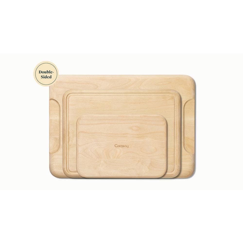 Caraway Birch Wood 4-Piece Cutting Board Set