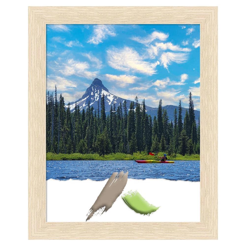 Amanti Art Woodgrain Stripe Wood Picture Frame Opening Size 11x14 in.
