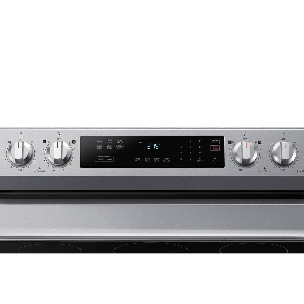 6.3 cu. ft. Smart Freestanding Electric Range with Rapid Boil™ & Self Clean