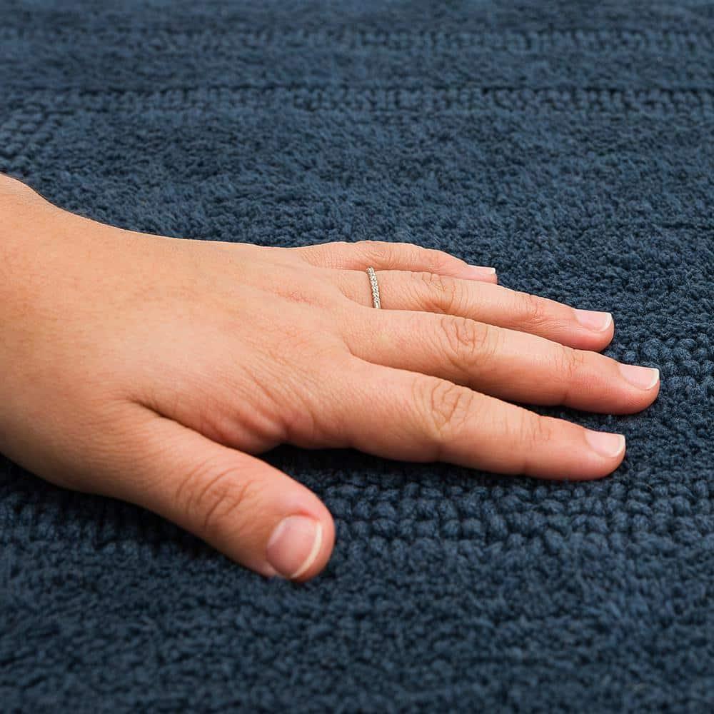 Mohawk Alfombra de Baño de Algodón Suave Absorbente de Secado Rápido Lavable a Máquina Alfombra de Baño, Crepúsculo, 21" x 34"