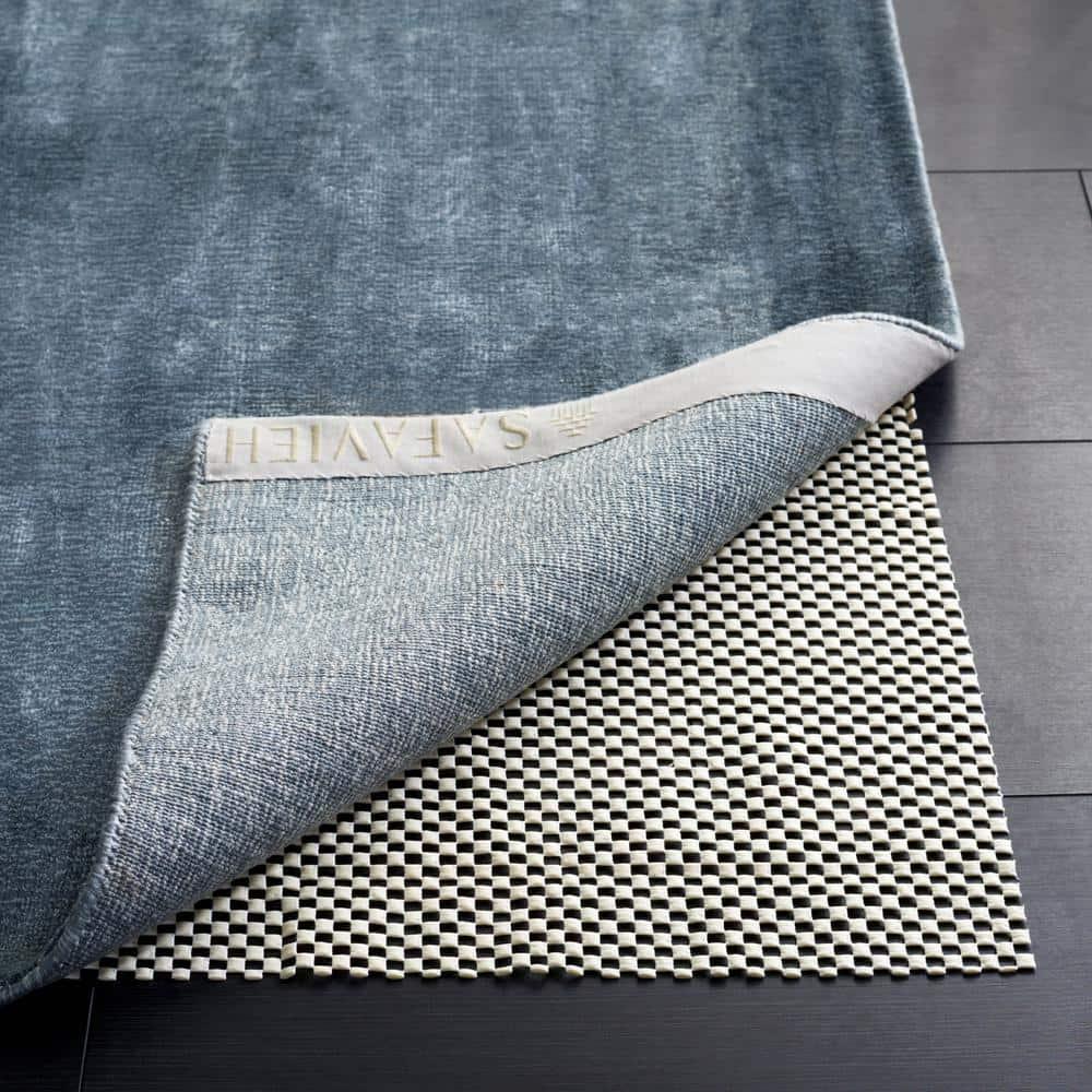 Grid Pad PAD111 Power Loomed Indoor Rug Pad - White - 8' Round - Safavieh