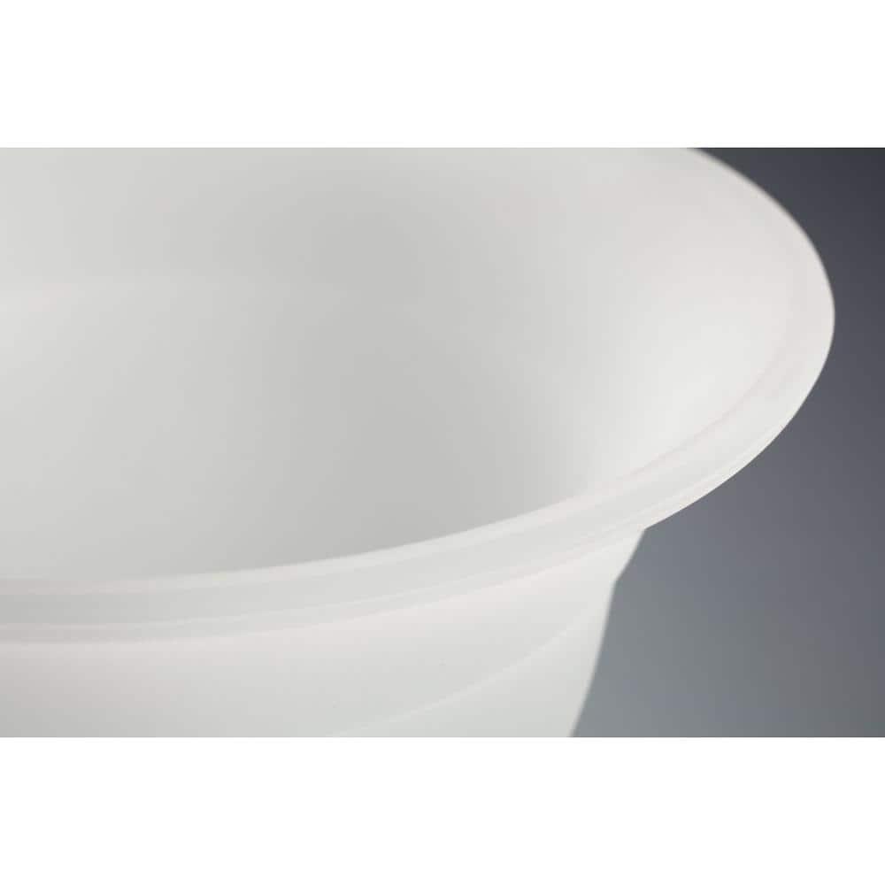 Progress Lighting Trinity Collection 2-Light Flush Mount Ceiling Fixture, Brushed Nickel, Etched Glass Shade