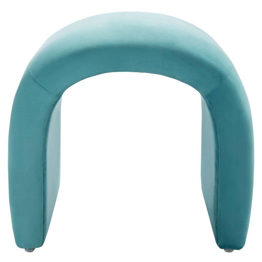 Kibo Ottoman - Sea Blue - Safavieh