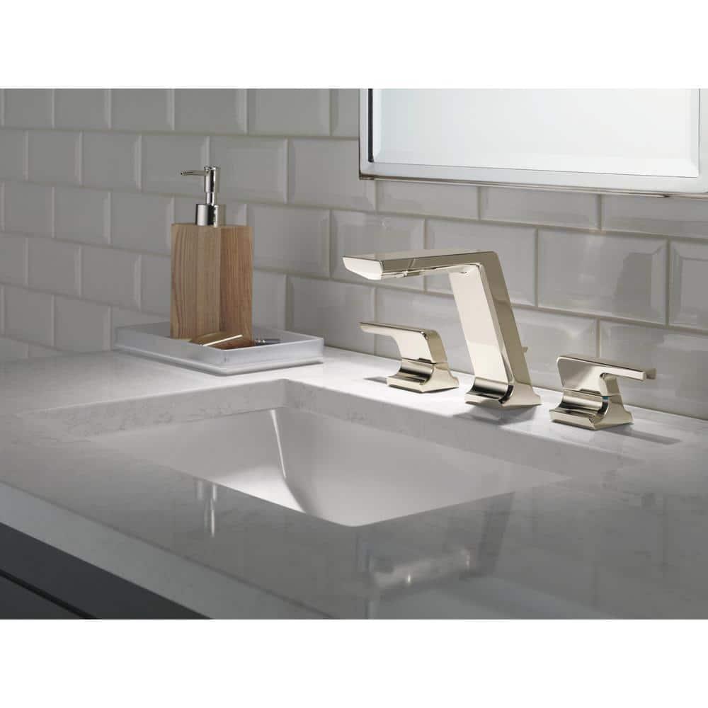 Pivotal Widespread Bathroom Faucet with Drain Assembly