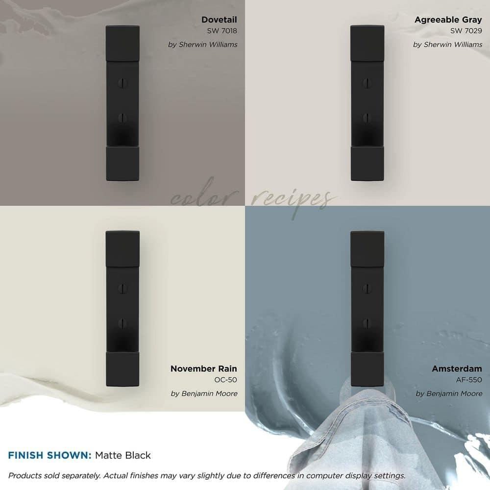 Amerock Bray Contemporary Double Prong Decorative Wall Hook