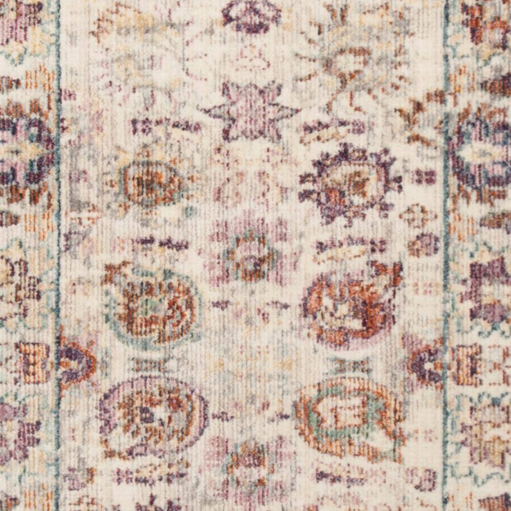 Illusion ILL710 Power Loomed Runner Rug - Cream/Purple - 2'3"x8' - Safavieh