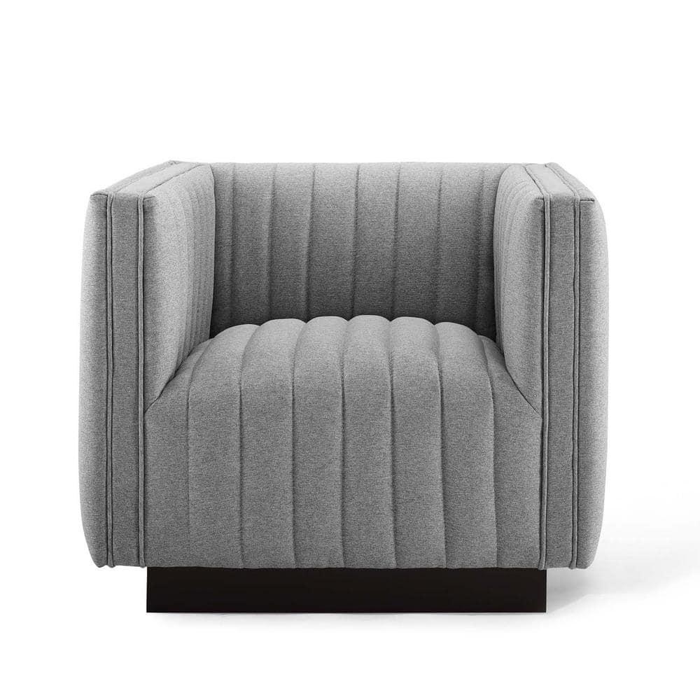 Modway Conjure Channel Tufted Performance Velvet Accent Armchair