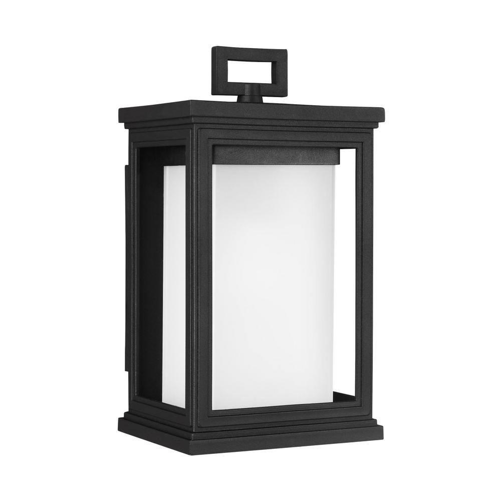 Generation Lighting Roscoe 11 1/2"H Black Outdoor Wall Light