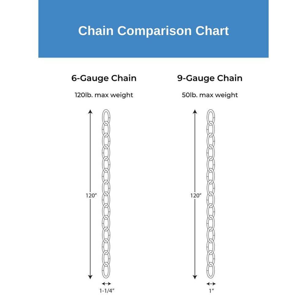 48-inch Brushed Nickel Square Profile Accessory Chain