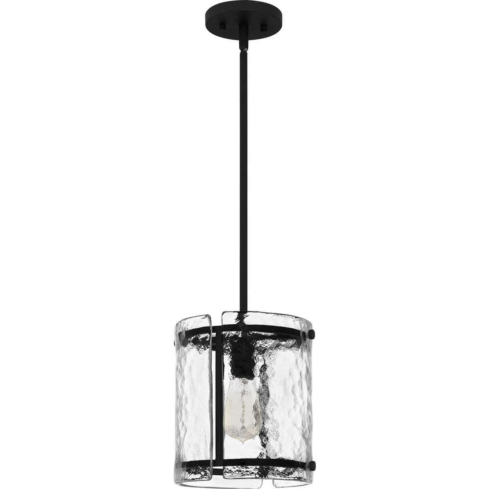 Quoizel Lighting Fortress 1 - Light Pendant in  Earth Black