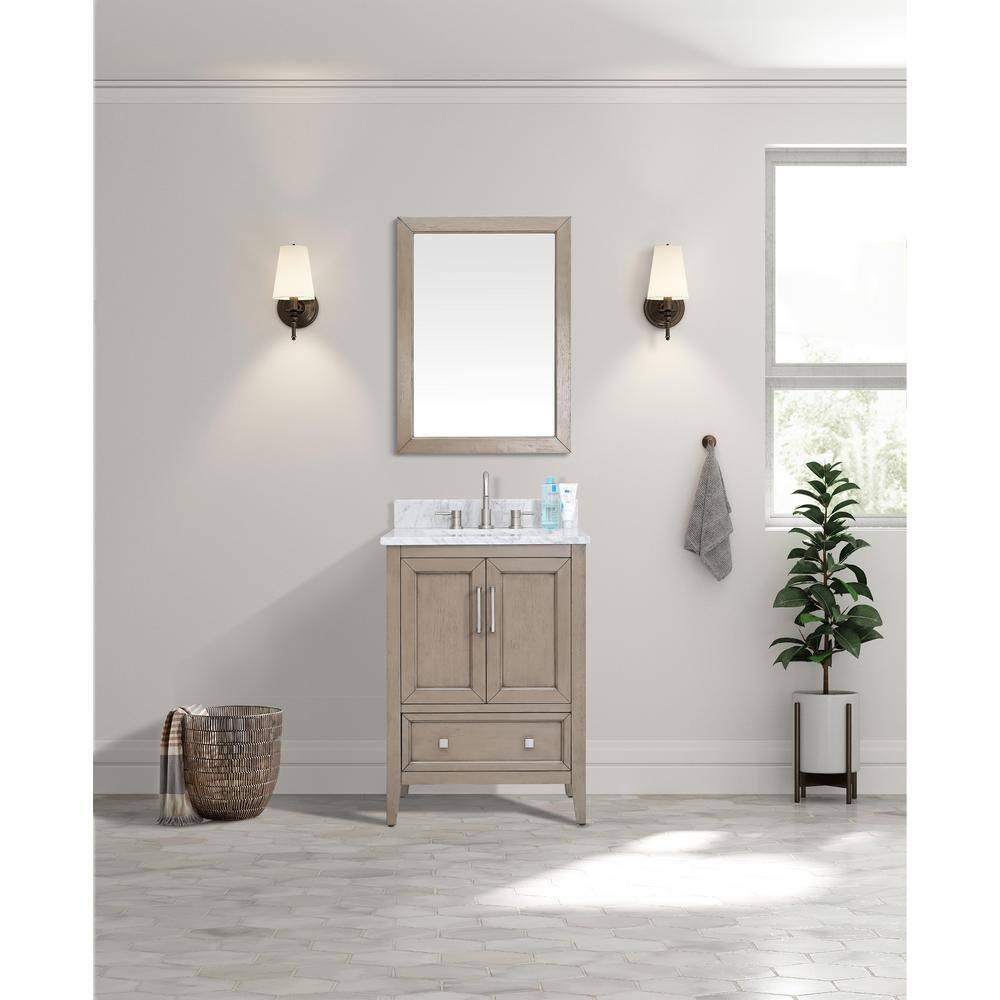 Avanity Everette-Vs25-Wd-C Everette 24" Single Basin Vanity Set - MultiColor