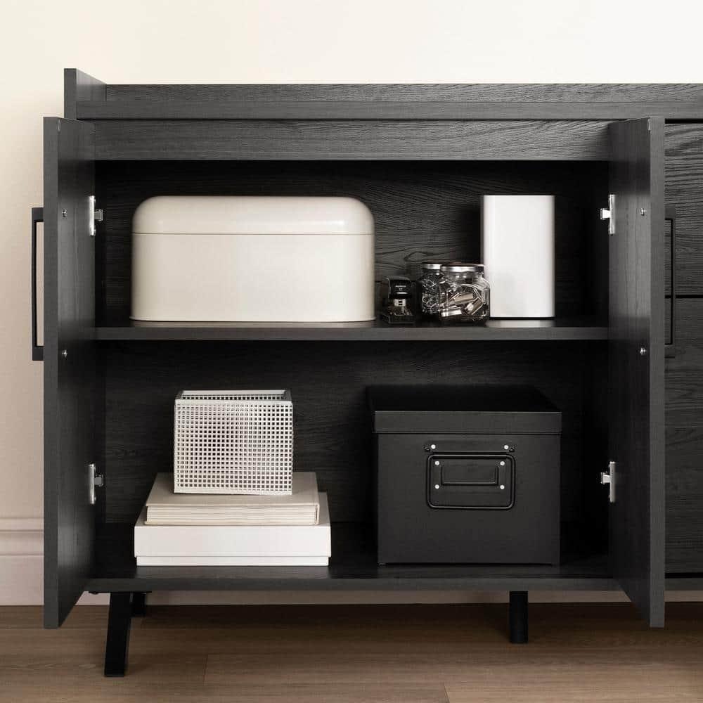 Peake 47.5'' Wide 2 - Drawer Filing Credenza with Cable Management