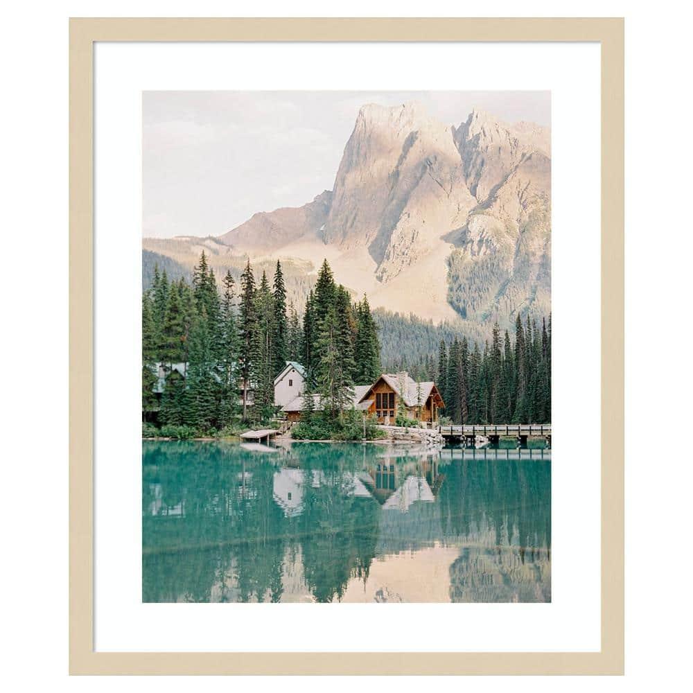 Amanti Art 21"x25" Lodge Reflection by Justine Milton Wood Framed Wall Art Print