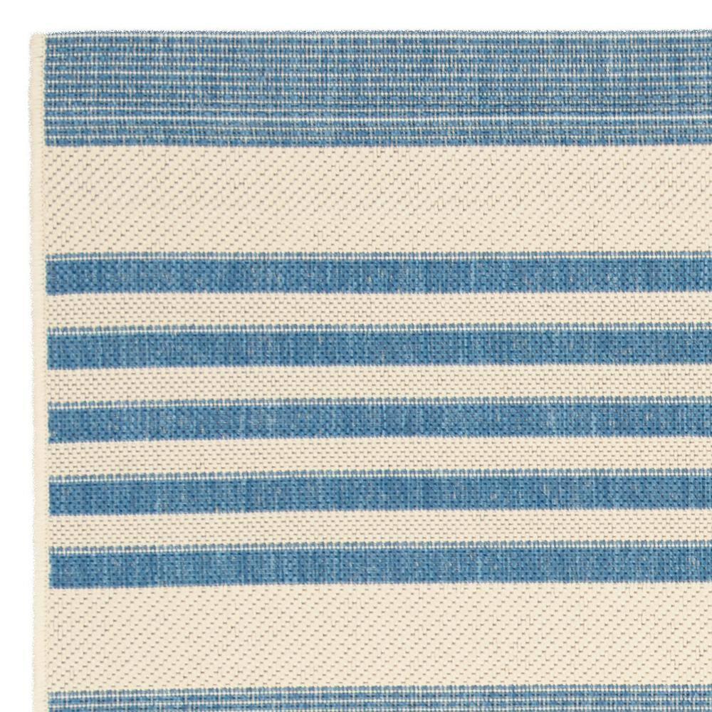 Courtyard CY6062 Power Loomed Indoor/Outdoor Area Rug - Beige/Blue - 8'x11' - Safavieh.