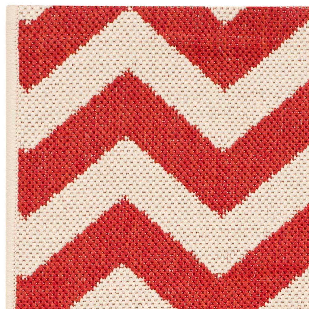 Courtyard CY6244 Power Loomed Indoor and Outdoor Accent Rug - Red - 2'x3'7" - Safavieh