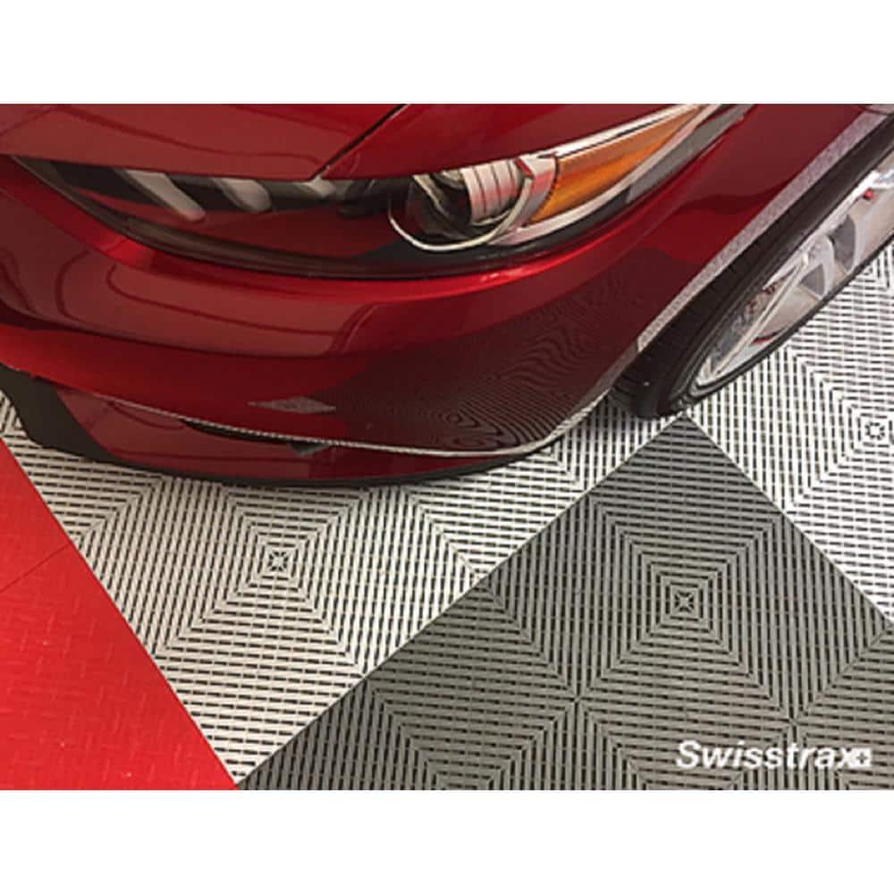Swisstrax Ribtrax Swisstrax 12'' W x 12'' L Garage Flooring Tiles