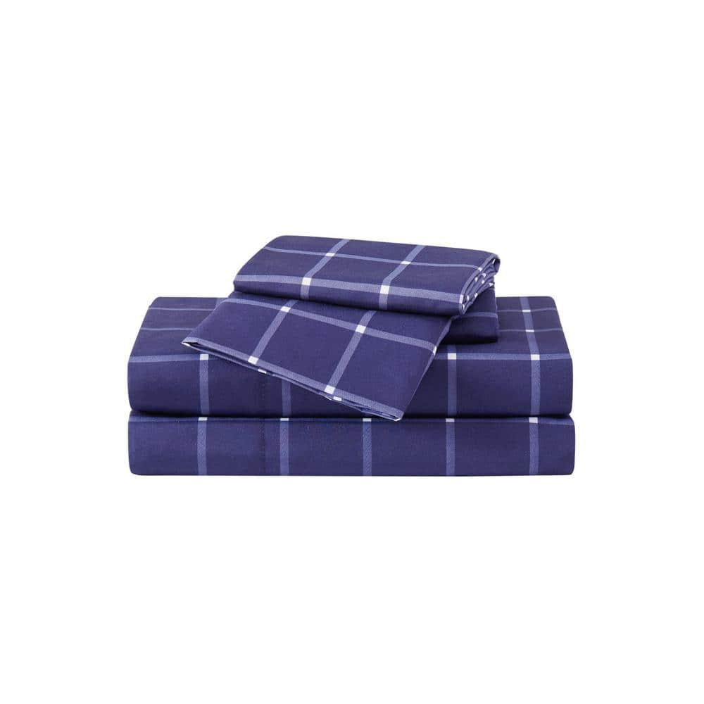Truly Soft Truly Soft Tattersall Polyester Plaid Sheet Set