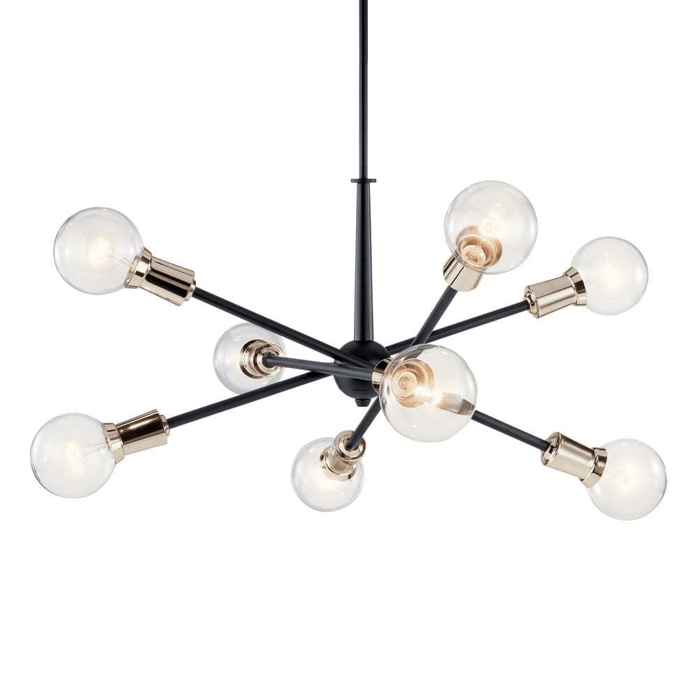 Kichler Lighting Armstrong 8 - Light Chandelier in  Black