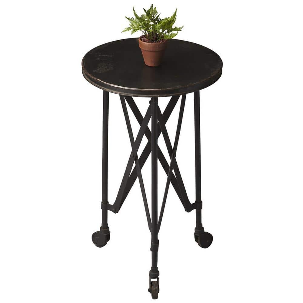 Butler Specialty Metalworks Round Iron Accent Table In Black