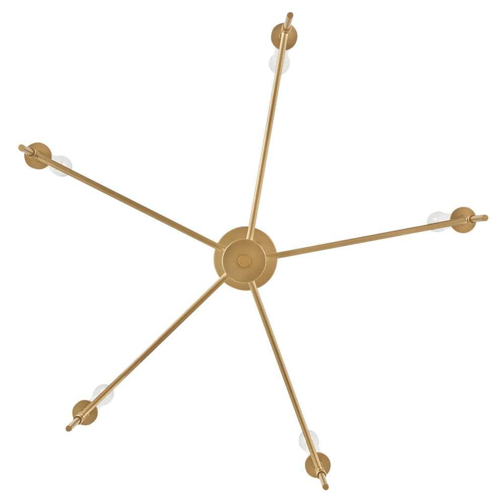 Lark Hux 5-Light Exposed Candle Bulb Chandelier Pendant