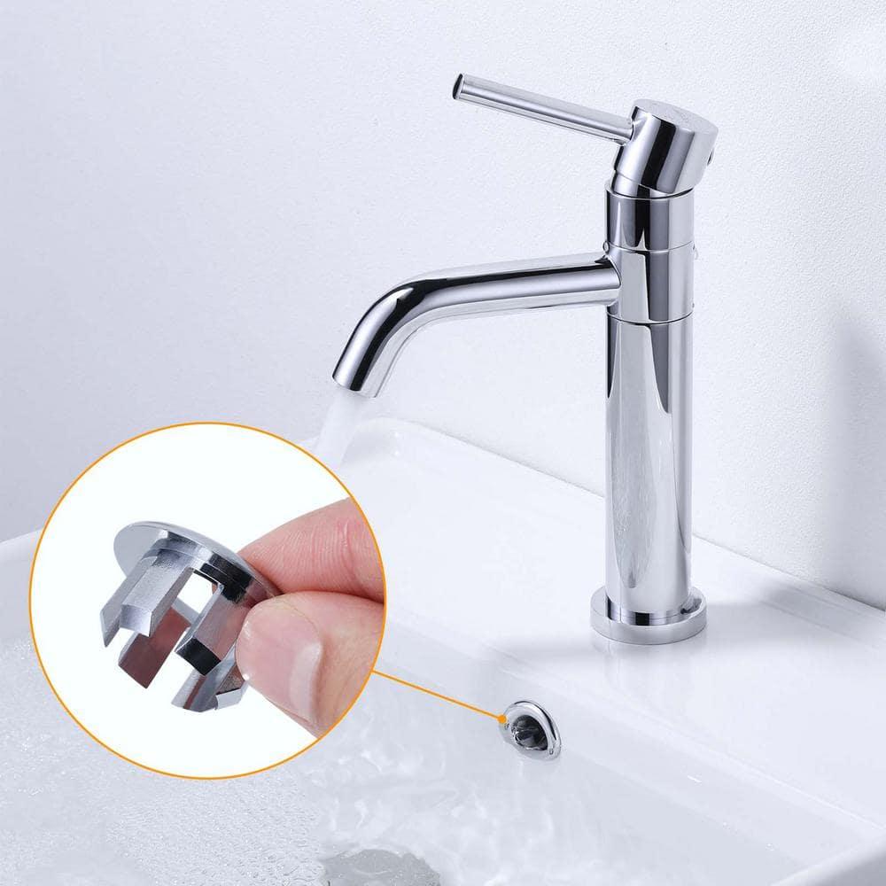 iVIGA K1003C-2 2 Pack Sink Overflow Ring Bathroom Kitchen Sink Basin Trim Overflow Cover Hole Insert Cap (Set of 2)