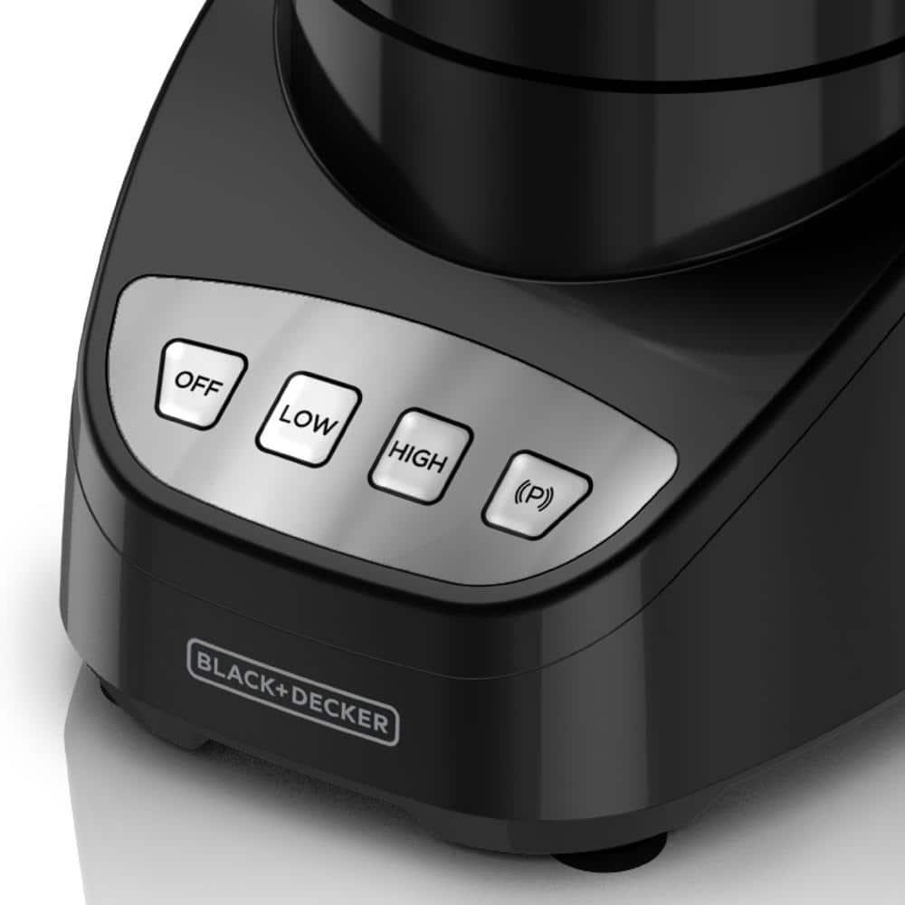 BLACK+DECKER BLACK+DECKER Vegetable Chopper, Stainless Steel Blade, 8-Cup Capacity, 450W Power with Attachments to Grate, Shred, Slice, Mince, Grind, and Puree