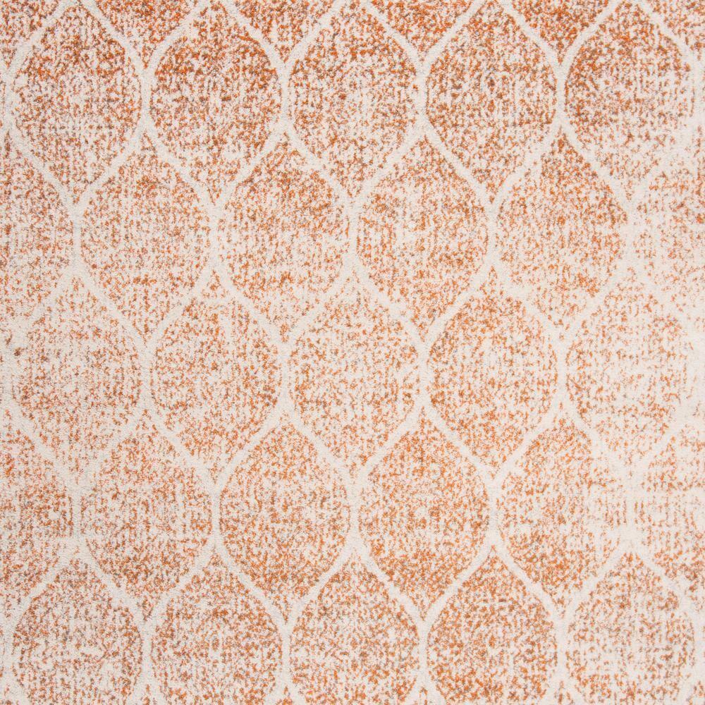 Madison MAD604 Power Loomed Indoor Area Rug - Cream/Orange - 8'x10' - Safavieh