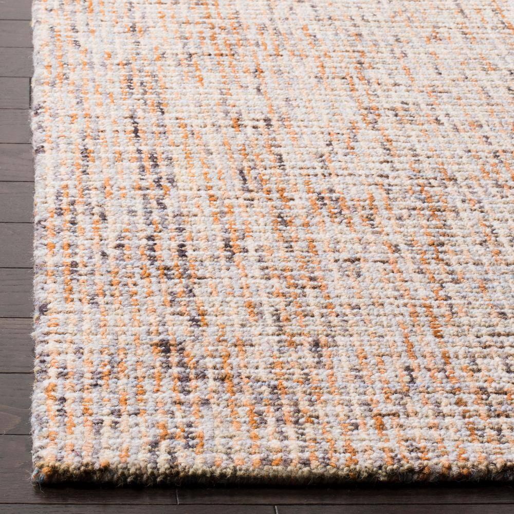 Abstract ABT468 Handmade Indoor Runner - Gold/Blue - 2'-3"x6' - Safavieh