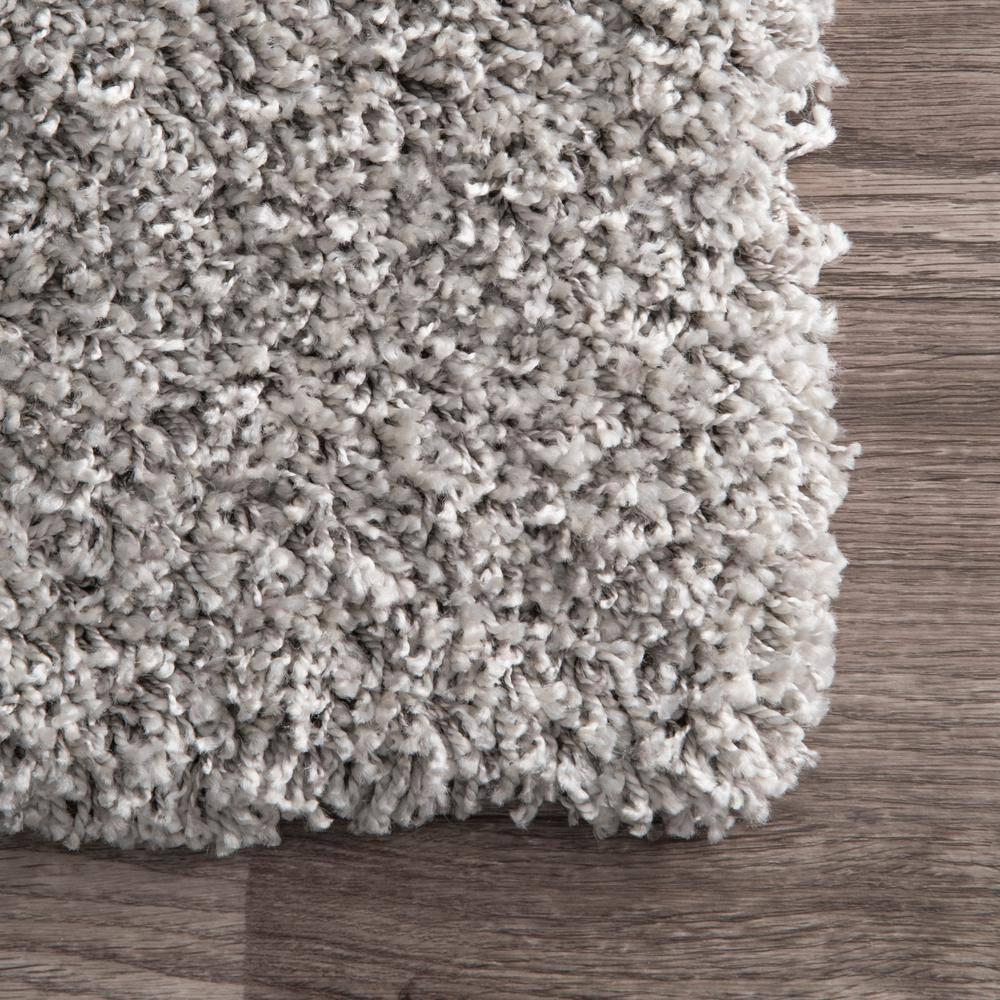 Nuloom Marleen Solid 12x18 Shag Indoor Area Rug for Living Room Bedroom Dining Room Nursery, Silver