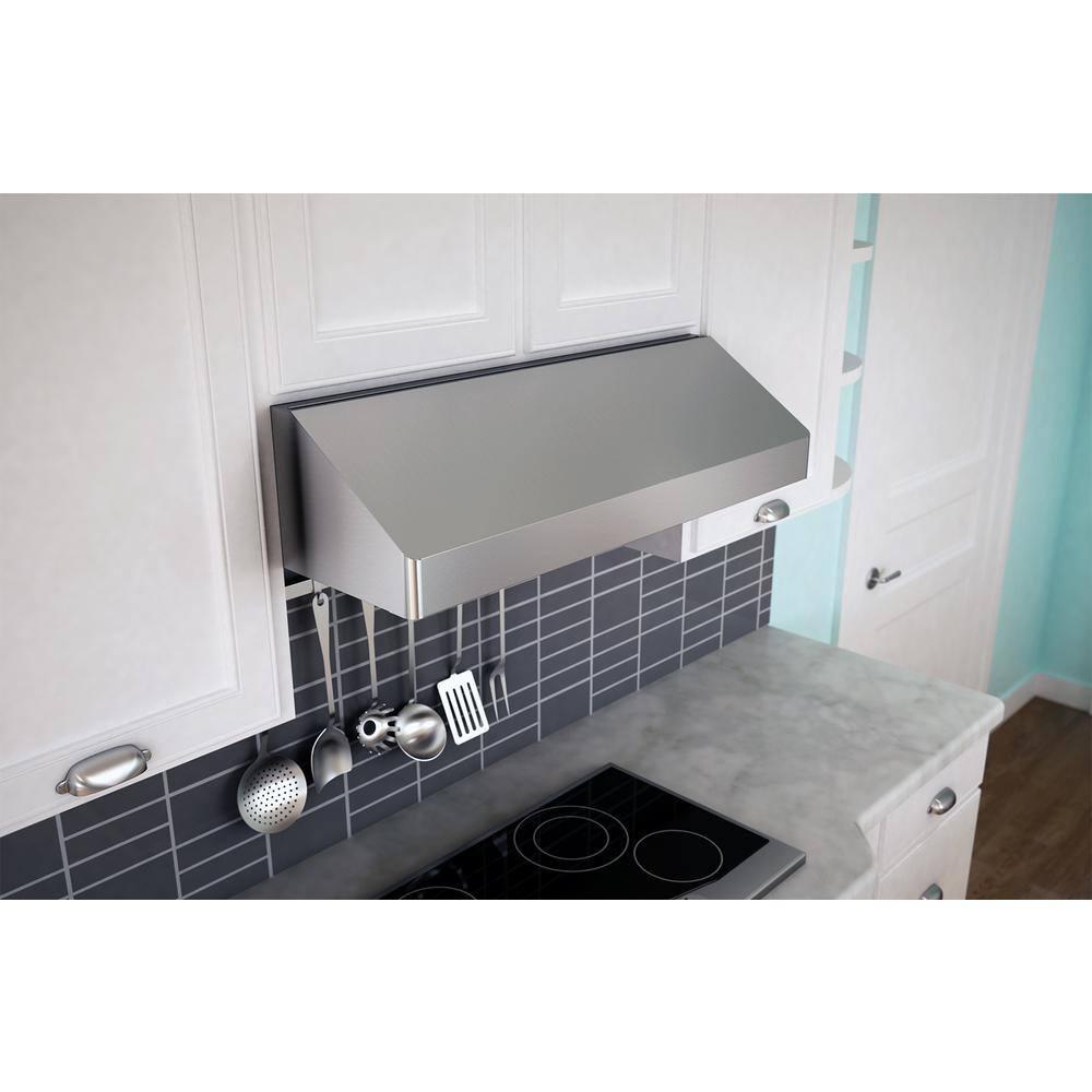 30" Gust 290 CFM Convertible Under Cabinet Range Hood in Stainless Steel