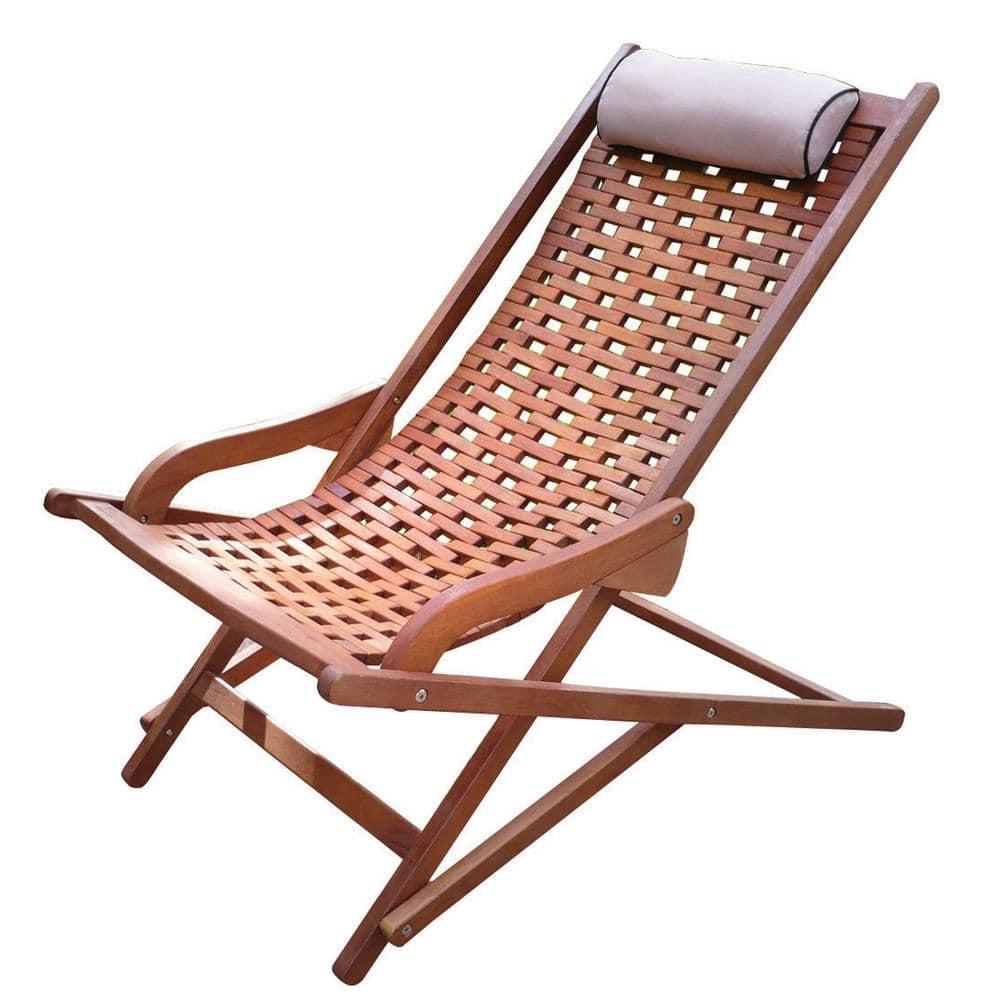 Fleur Eucalyptus Outdoor Lounge Chair with Cushion
