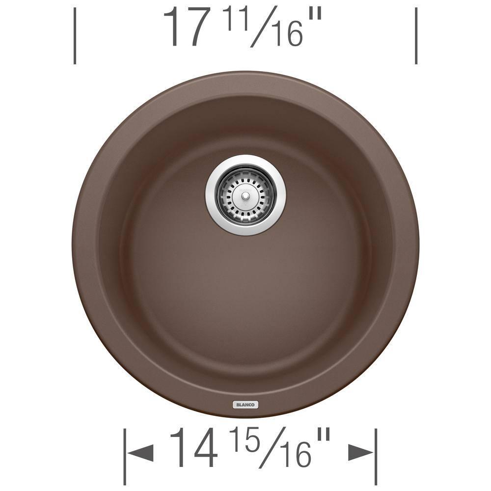 Rondo SILGRANIT 18" L x 18" W Drop-In/Undermount Bar Sink