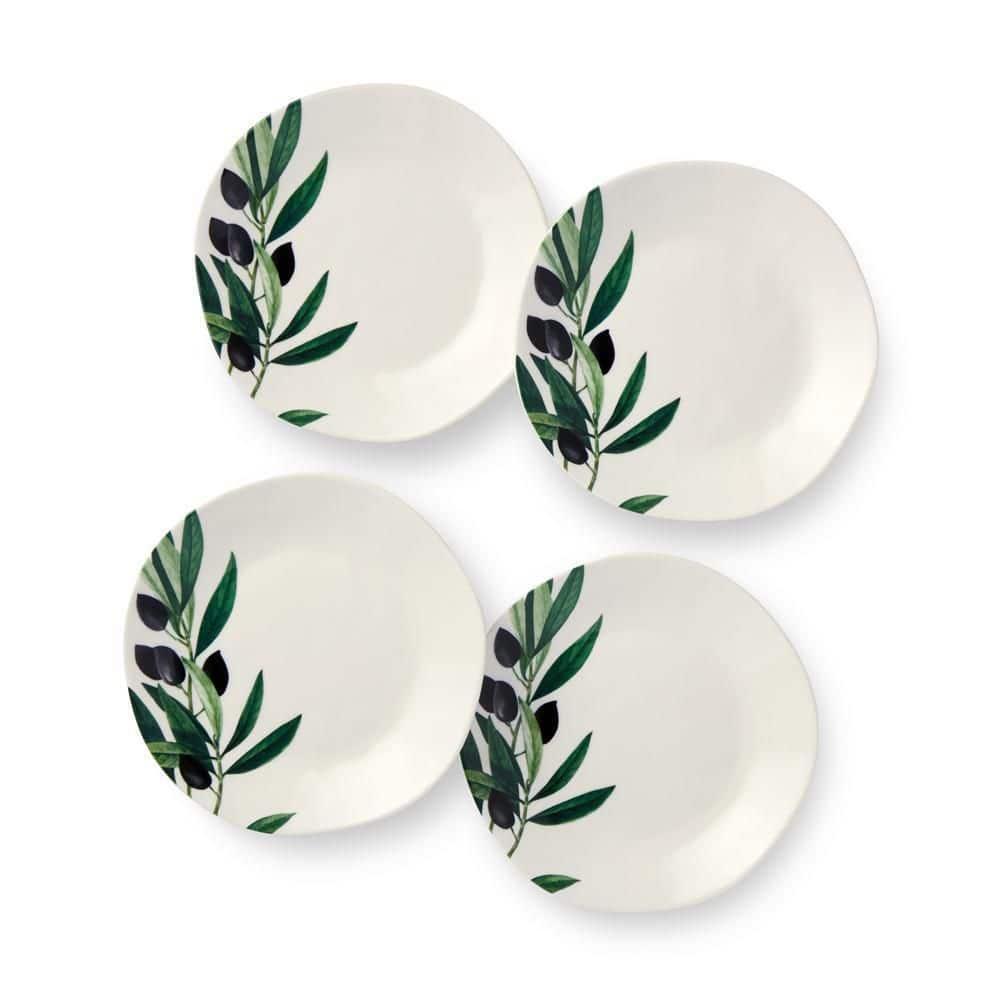 Certified International Olivia Set of 4 Canape Plate 6in