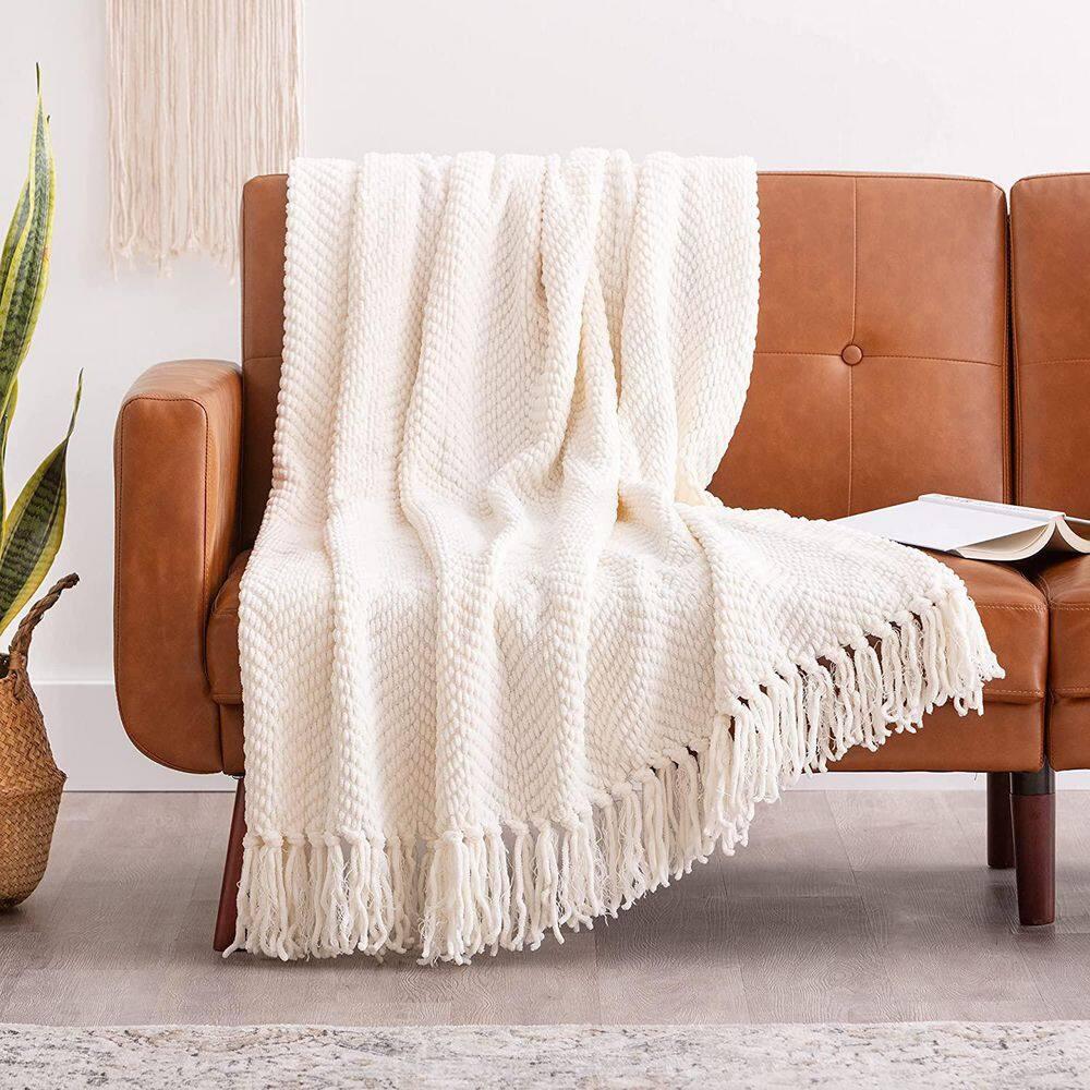 Chanasya Textured Knitted Throw & Reviews | Wayfair