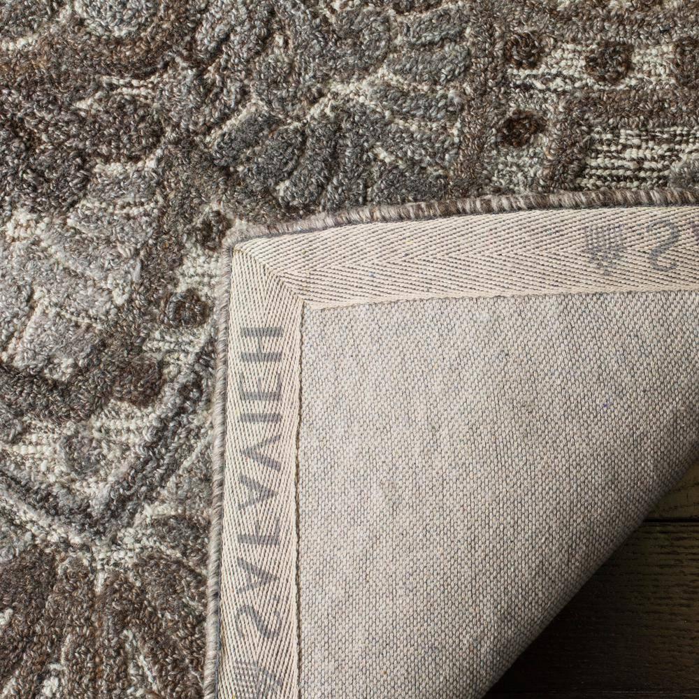 Marquee MRQ110 Hand Tufted Indoor Area Rug - Grey/Ivory - 8'x8' - Safavieh