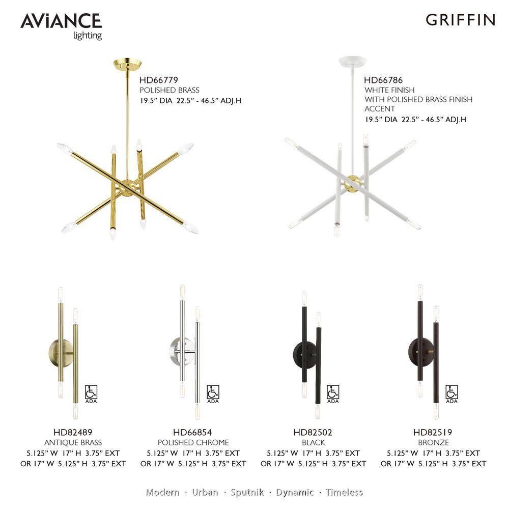 Livex Lighting Soho 4 - Light Wall Light in  Antique Brass
