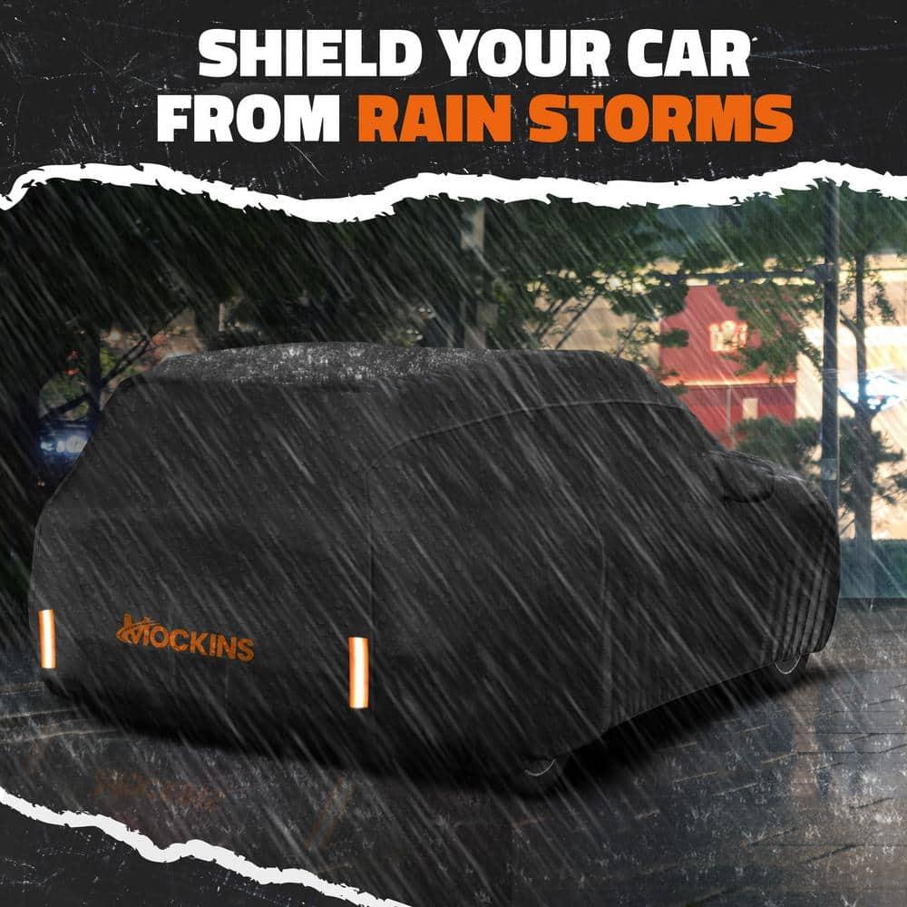 Mockins Heavy Duty Large SUV Car Cover - 200"x75"x75" - 250g PVC Cotton Lining