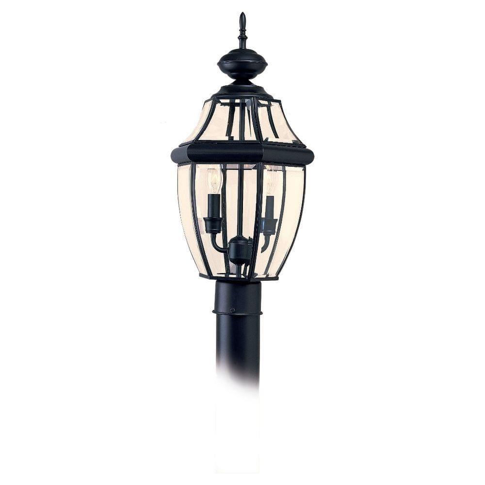 Lancaster 2-Light Traditional Outdoor Black Post Top