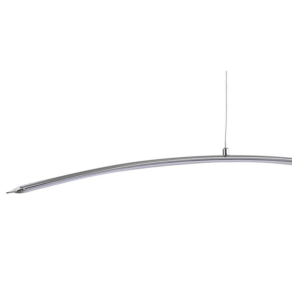 41.5" Chrome Adjustable LED Linear Pendant Light