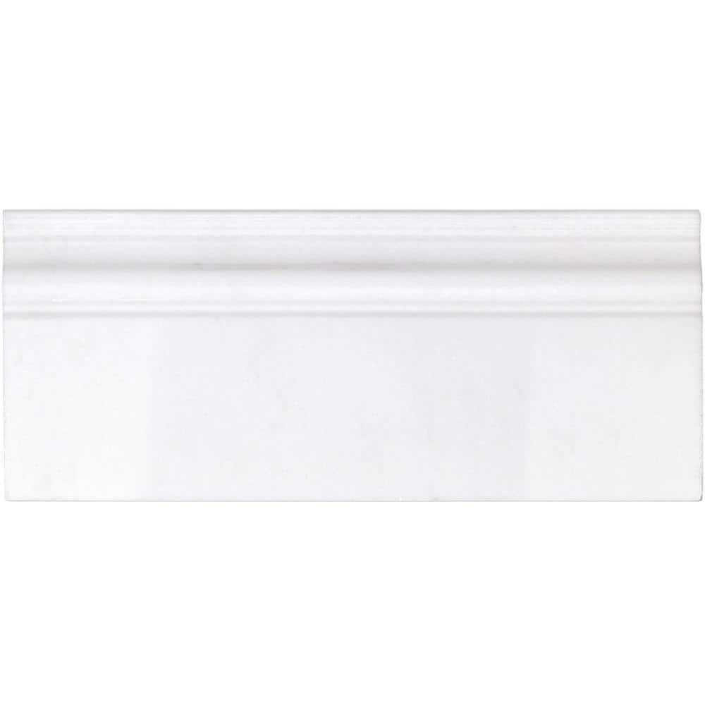 Bond Tile 12'' L x 4.75'' W Marble Tile Trim